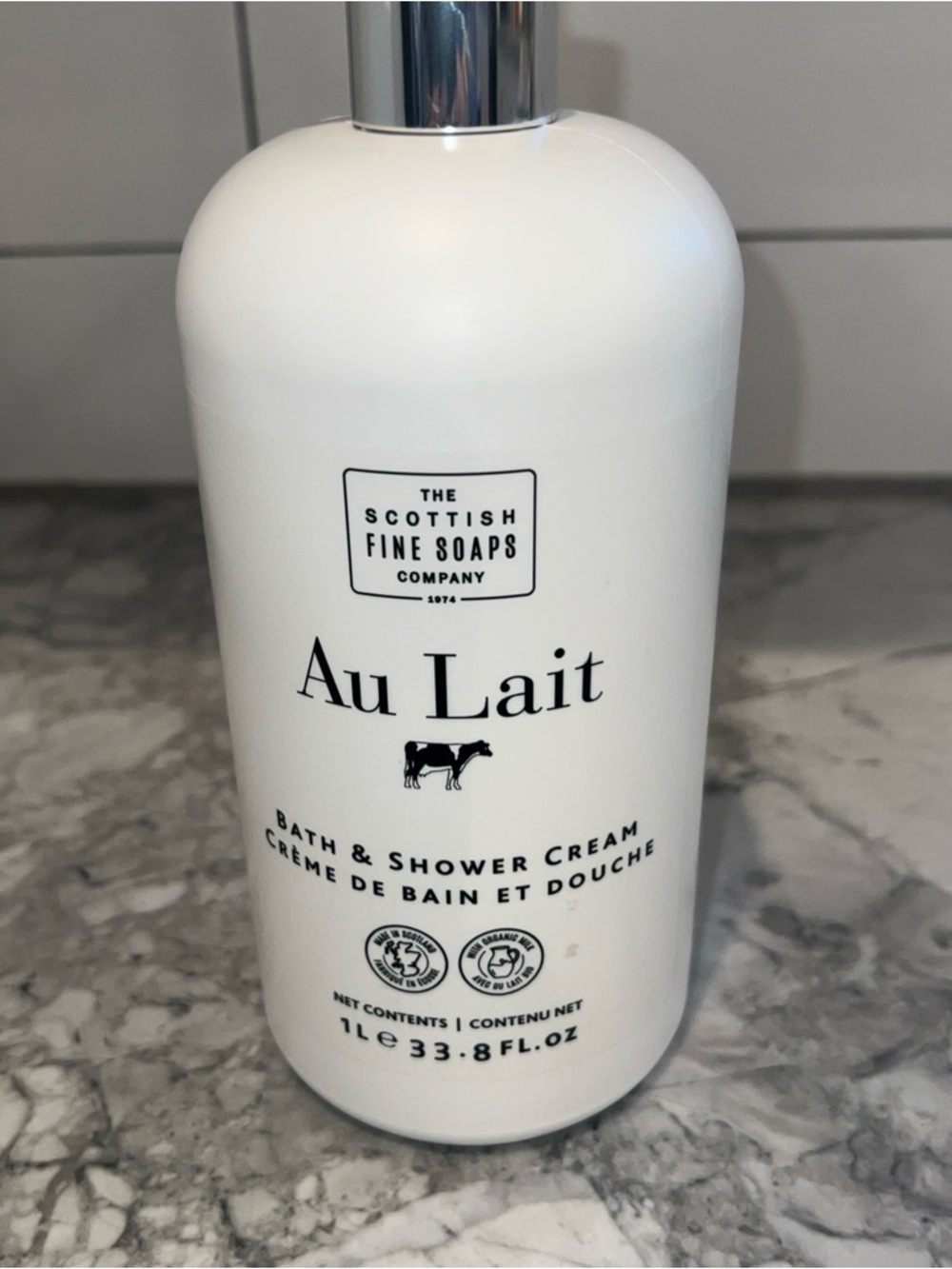 Au Lait Bath & Shower Cream - White
